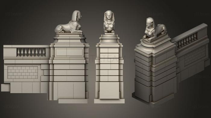 3D модель SOCLE Et SPHNIGE (STL)